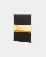 Notitieboek gelinieerd Moleskine XL om te personaliseren - Zwart