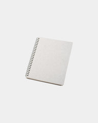 Notitieboek gerecycled katoen A5 Bianco om te personaliseren - Wit