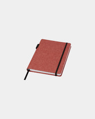 Notitieboek Orin A5 gerecycled papier om te personaliseren - Baksteenrood