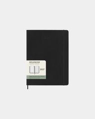 Agenda XL 12 maanden Moleskine om te personaliseren - Zwart