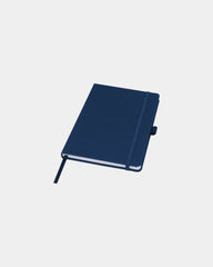 Notitieboek A5 gerecycled PET Honua om te personaliseren - Marineblauw