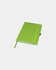 Notitieboek A5 gerecycled PET Honua om te personaliseren - Limoen