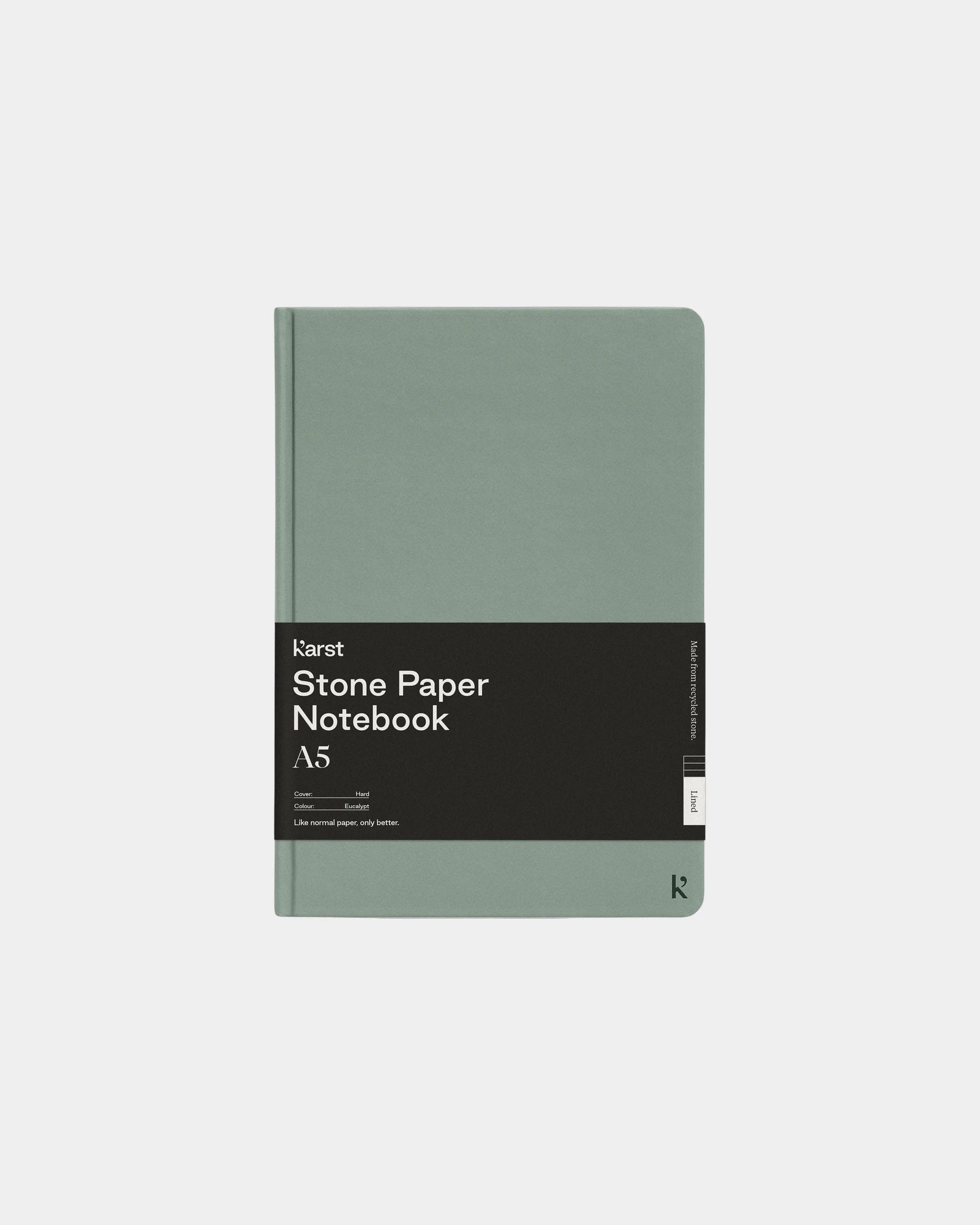 Notitieboek harde kaft steenpapier A5 om te personaliseren - 4