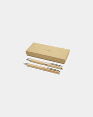 Pennenset bamboe FSC gerecycled messing om te personaliseren - Naturel