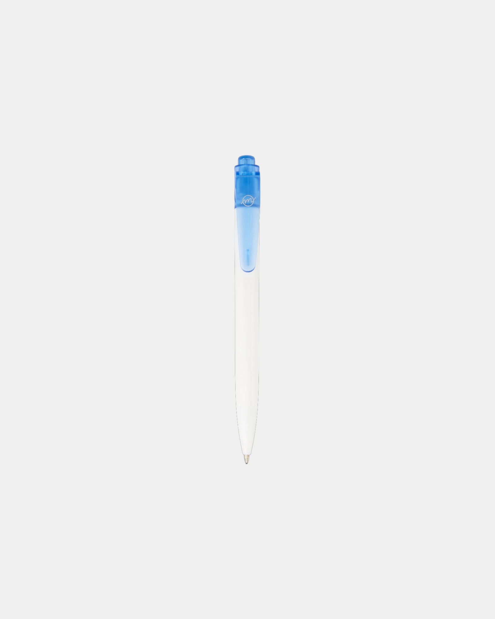 Balpen gerecycled oceaanplastic om te personaliseren - Doorschijnend blauw
