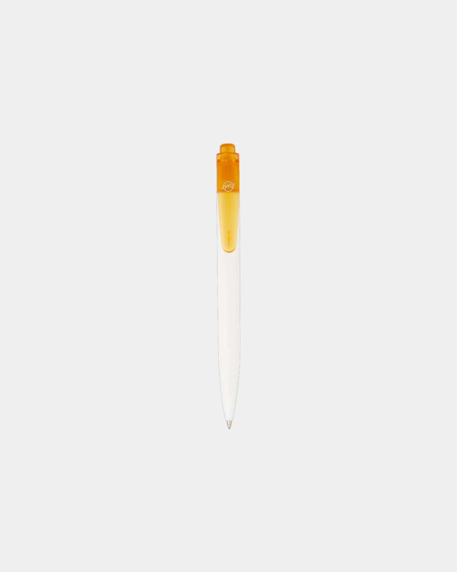 Balpen gerecycled oceaanplastic om te personaliseren - Doorschijnend oranje