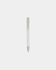 Balpen gerecycled plastic Ana om te personaliseren - Wit