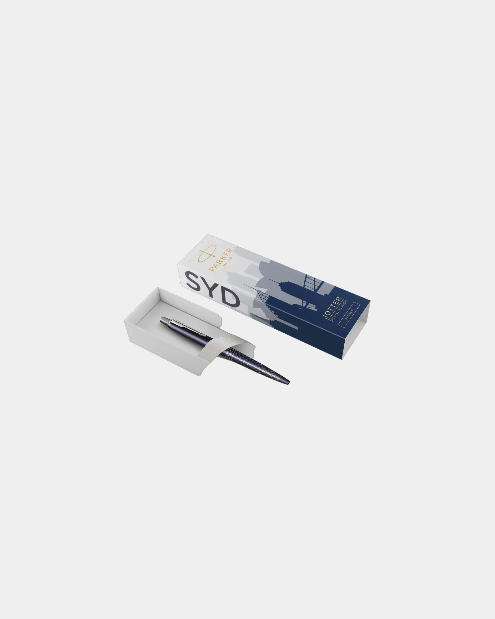 Balpen Parker Jotter SE Global Icons om te personaliseren - Blauw