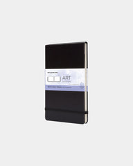 Aquarelalbum Moleskine 13 x 21 cm om te personaliseren - Zwart