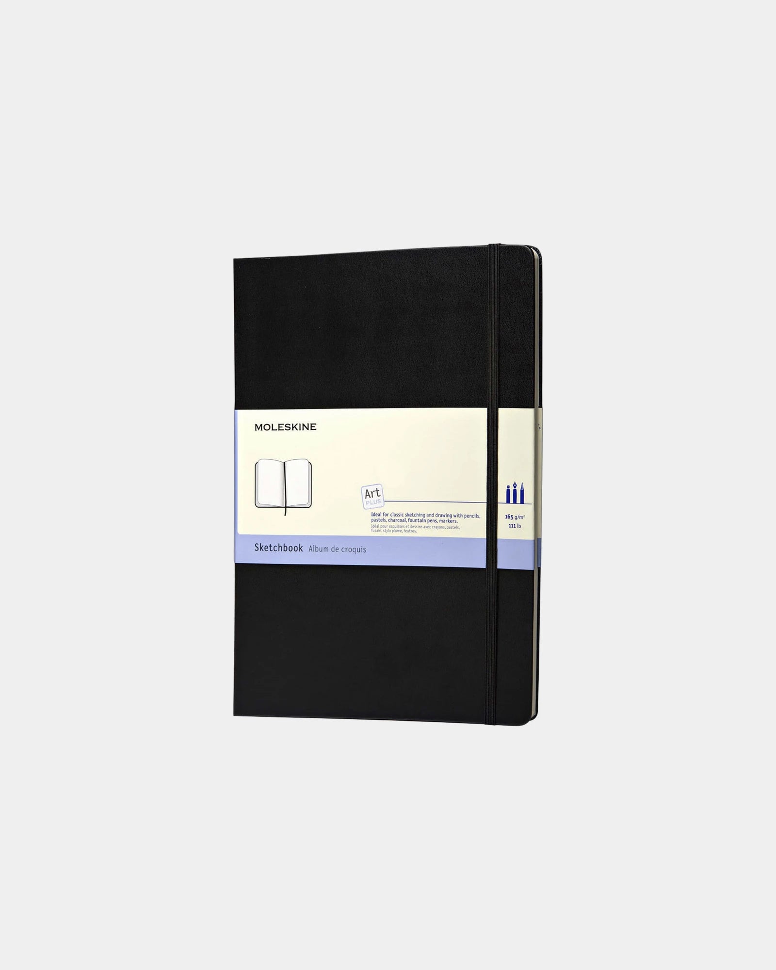 Schetsboek A4 Moleskine om te personaliseren - Zwart