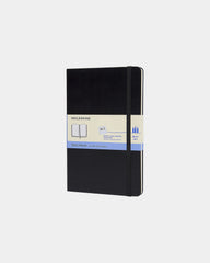 Aquarelalbum Moleskine 13 x 21 cm om te personaliseren - Zwart