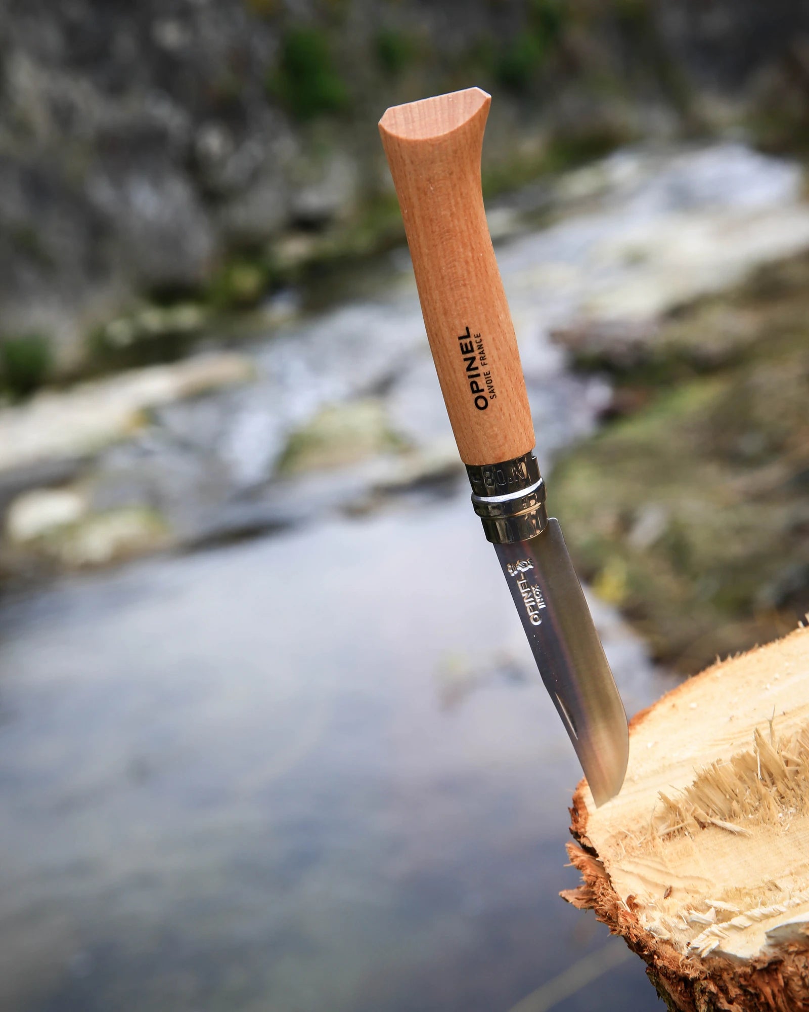 Mes N°08 met riemhoes Opinel om te personaliseren - 2