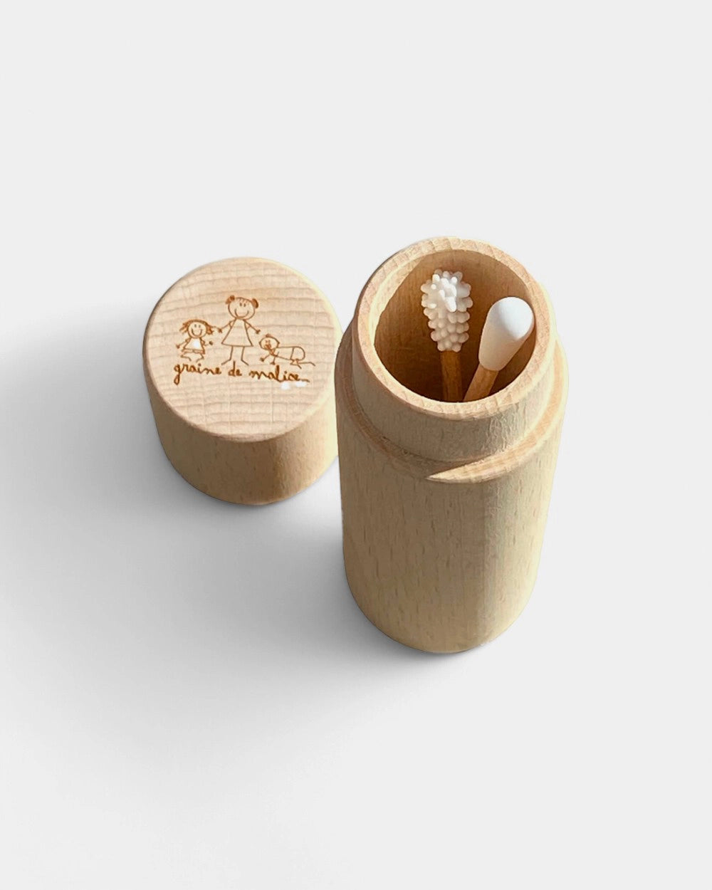 Duo van herbruikbare wattenstaafjes en beauty-applicator om te personaliseren - 5