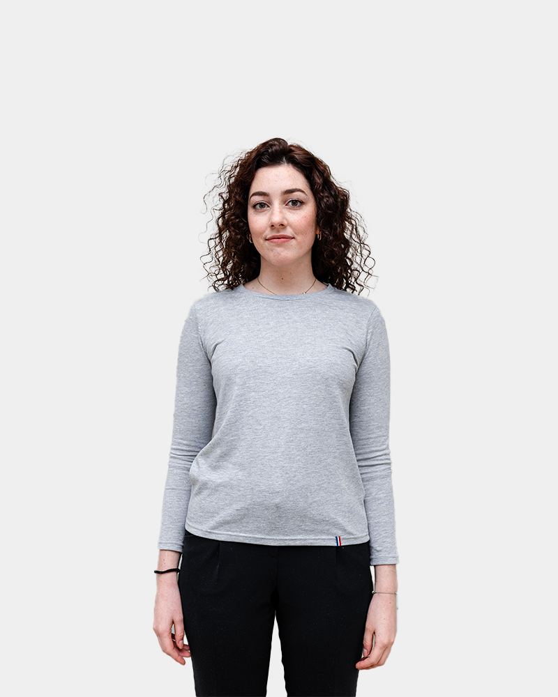 DamesT-shirt met lange mouwen om te personaliseren - 8