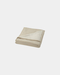 Plaid fleece sherpa 150x125 cm om te personaliseren - Gebroken wit