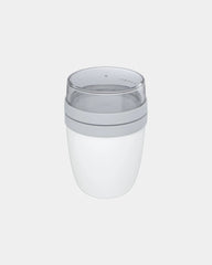 Lunchbox Ellipse 500+200ml waterdicht om te personaliseren - Wit
