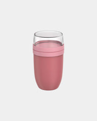 Lunchbox thermisch 750+300ml om te personaliseren - Roze