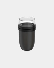 Lunchbox thermisch 750+300ml om te personaliseren - Zwart