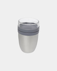 Lunchbox thermisch Ellipse 500+200ml om te personaliseren - Zilver