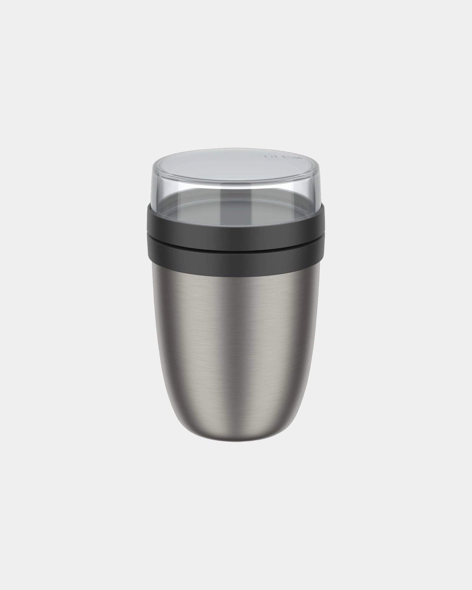 Lunchbox thermisch 500+200ml Ellipse om te personaliseren - Zwart