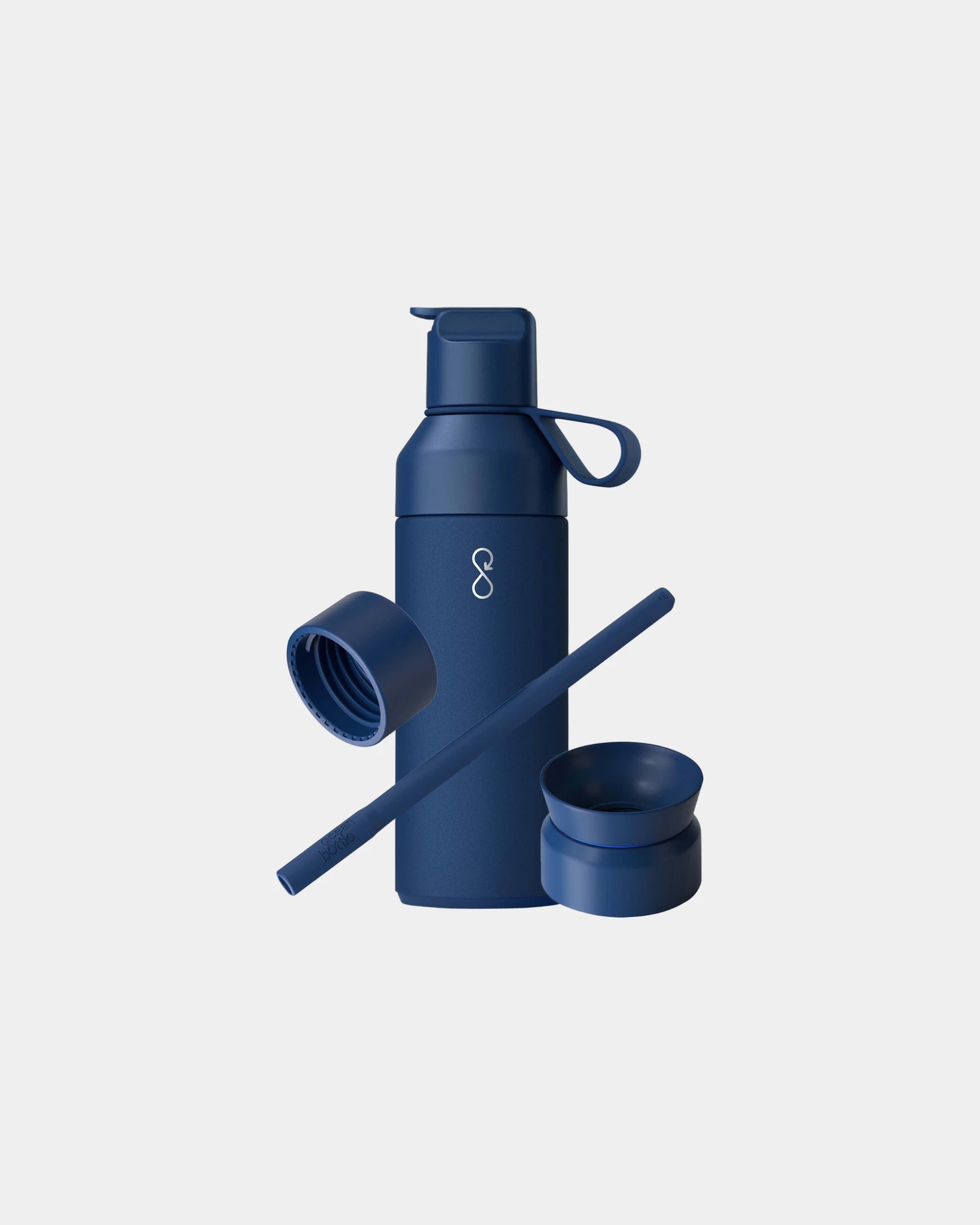 Drinkfles om te personaliseren - Oceaanblauw
