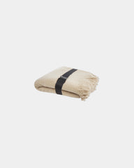 Deken gerecycled RPET GRS 152x127 cm om te personaliseren - Beige
