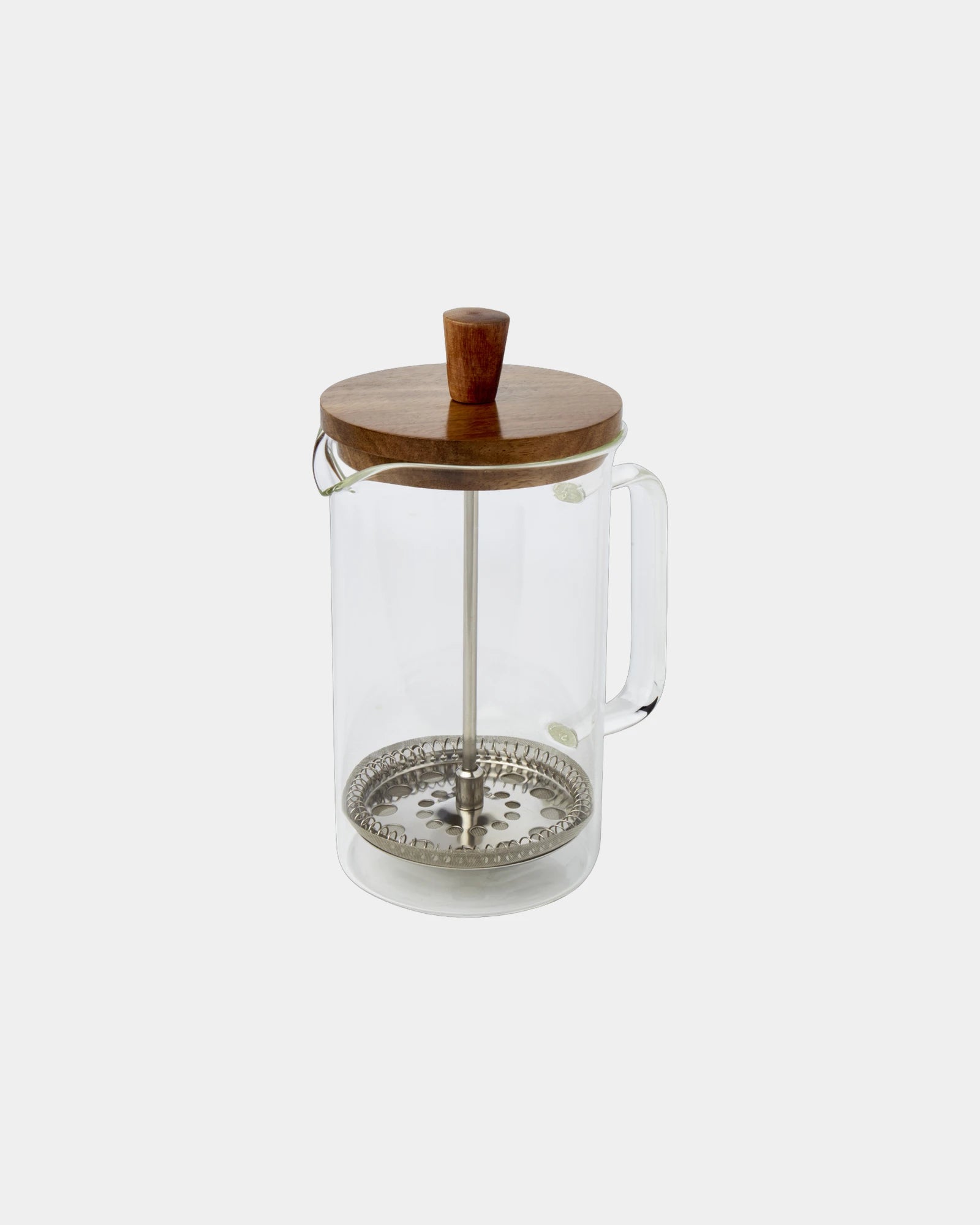 Cafetière acacia borosilicaat 600ml om te personaliseren - 3