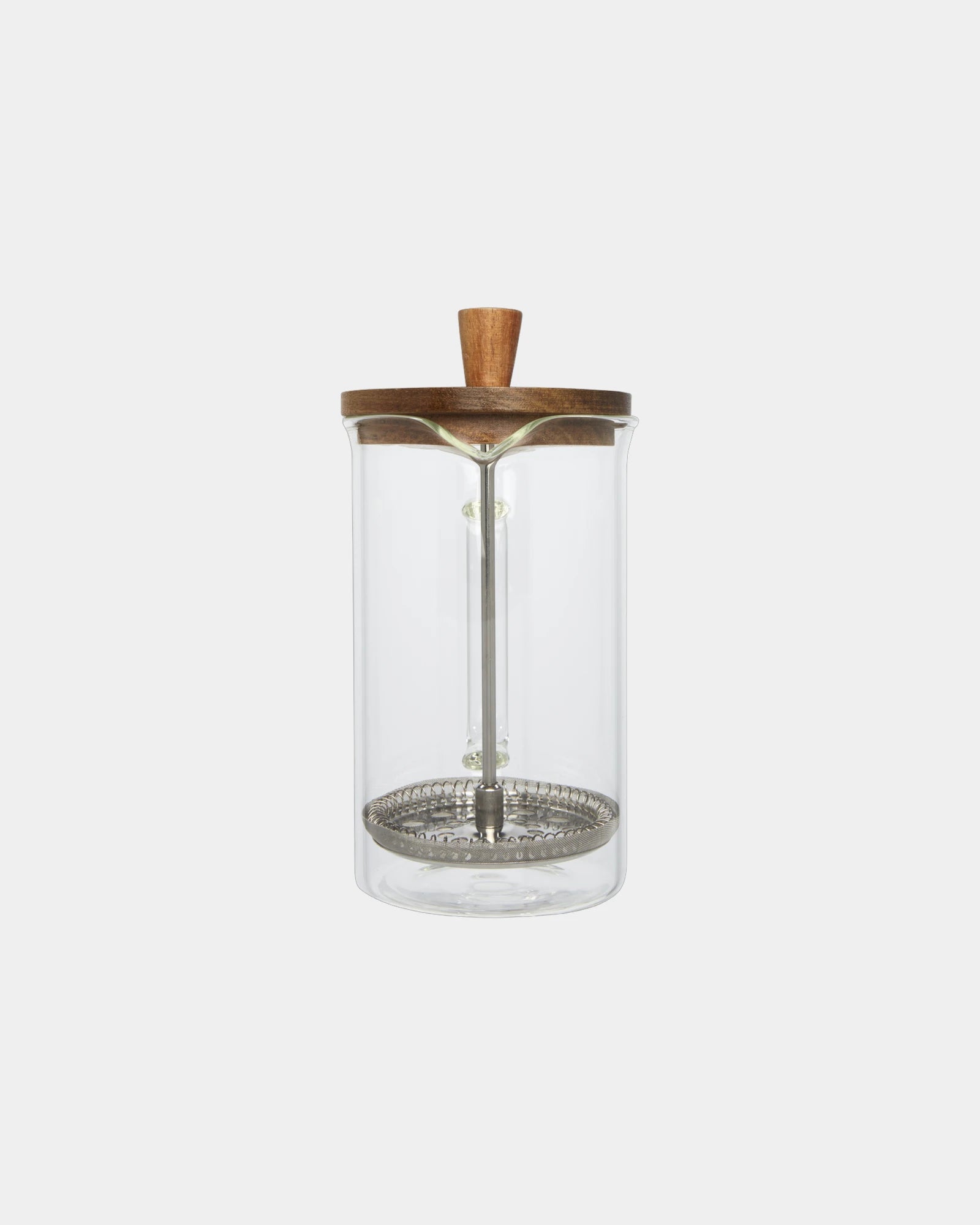 Cafetière acacia borosilicaat 600ml om te personaliseren - 1