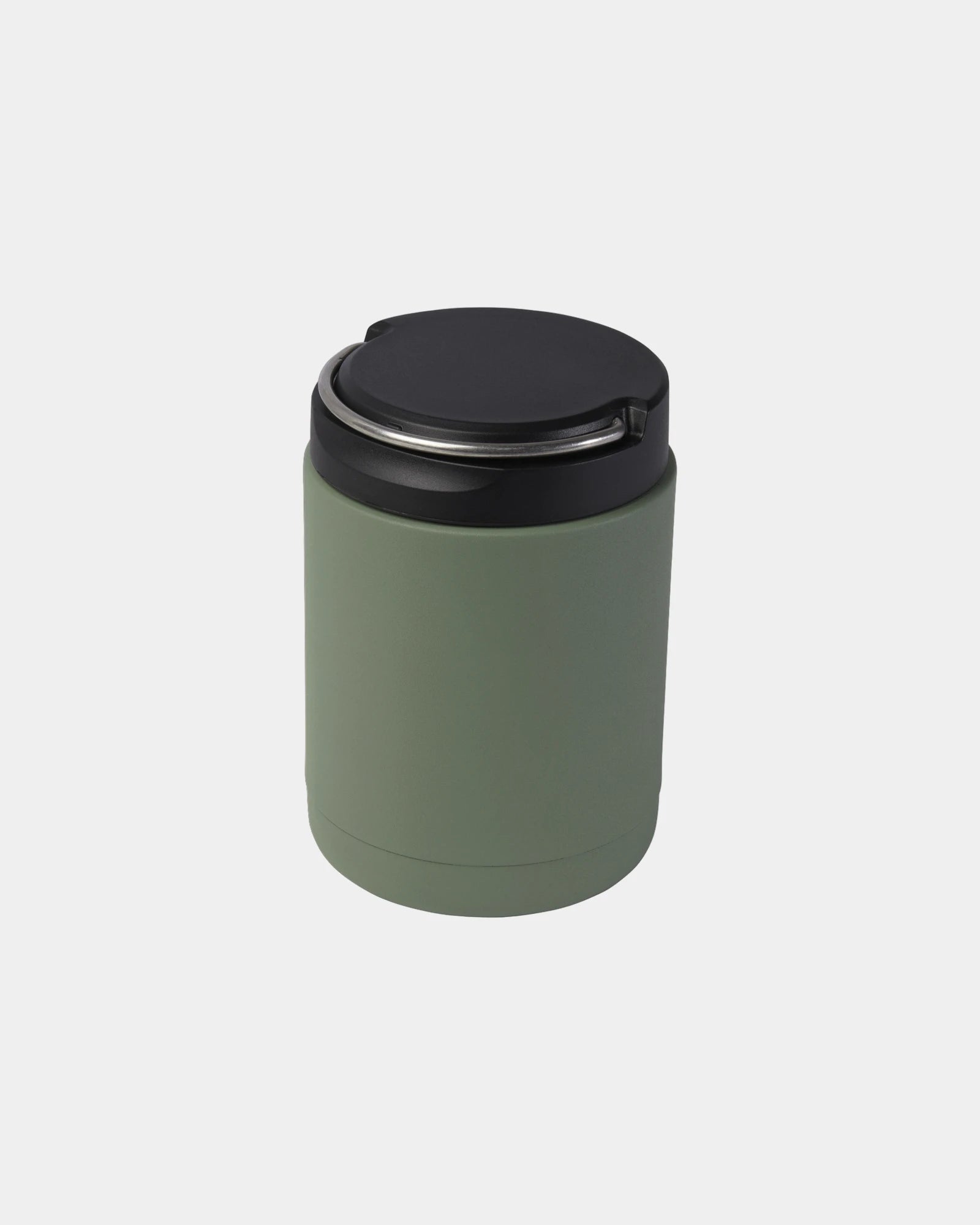 Lunchbox gerecycled rvs 500ml om te personaliseren - Heidegroen