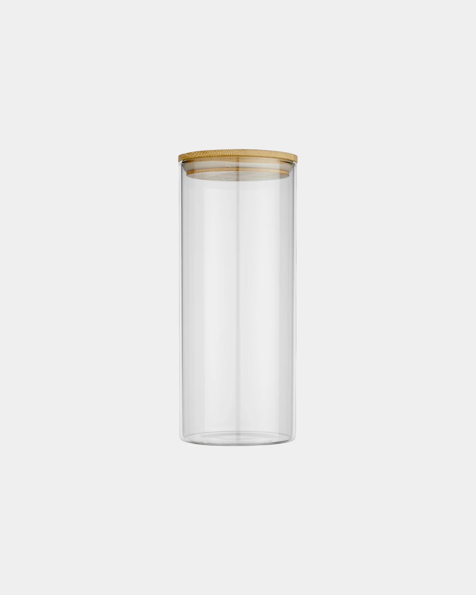 Bewaardoos glas bamboe deksel 940ml om te personaliseren - 1