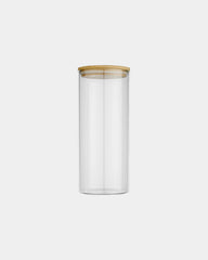 Bewaardoos glas bamboe deksel 940ml om te personaliseren - 1