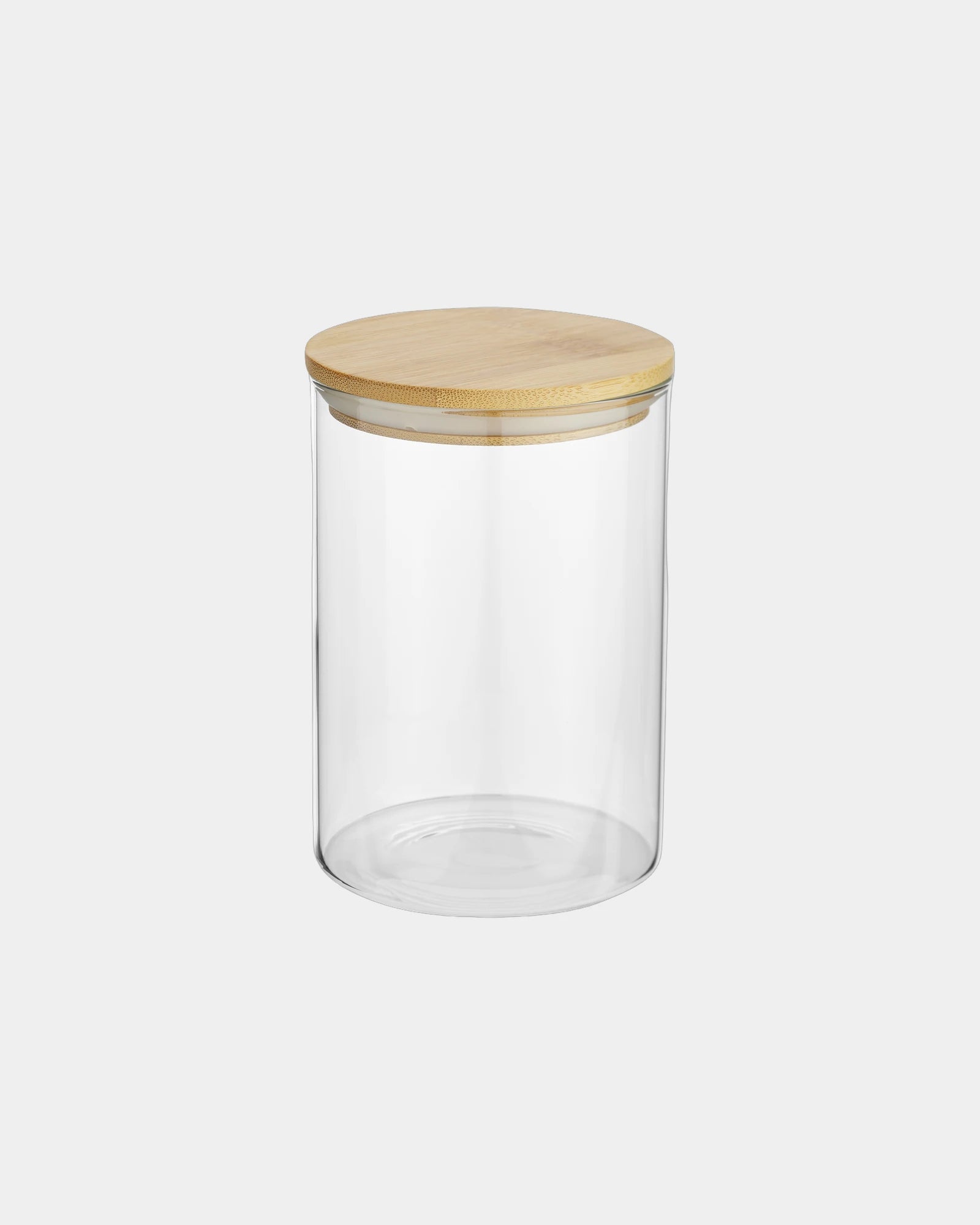 Voedselbewaardoos glas bamboe 550ml om te personaliseren - Naturel
