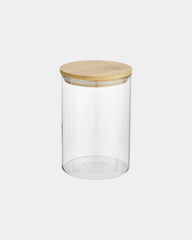 Voedselbewaardoos glas bamboe 550ml om te personaliseren - Naturel
