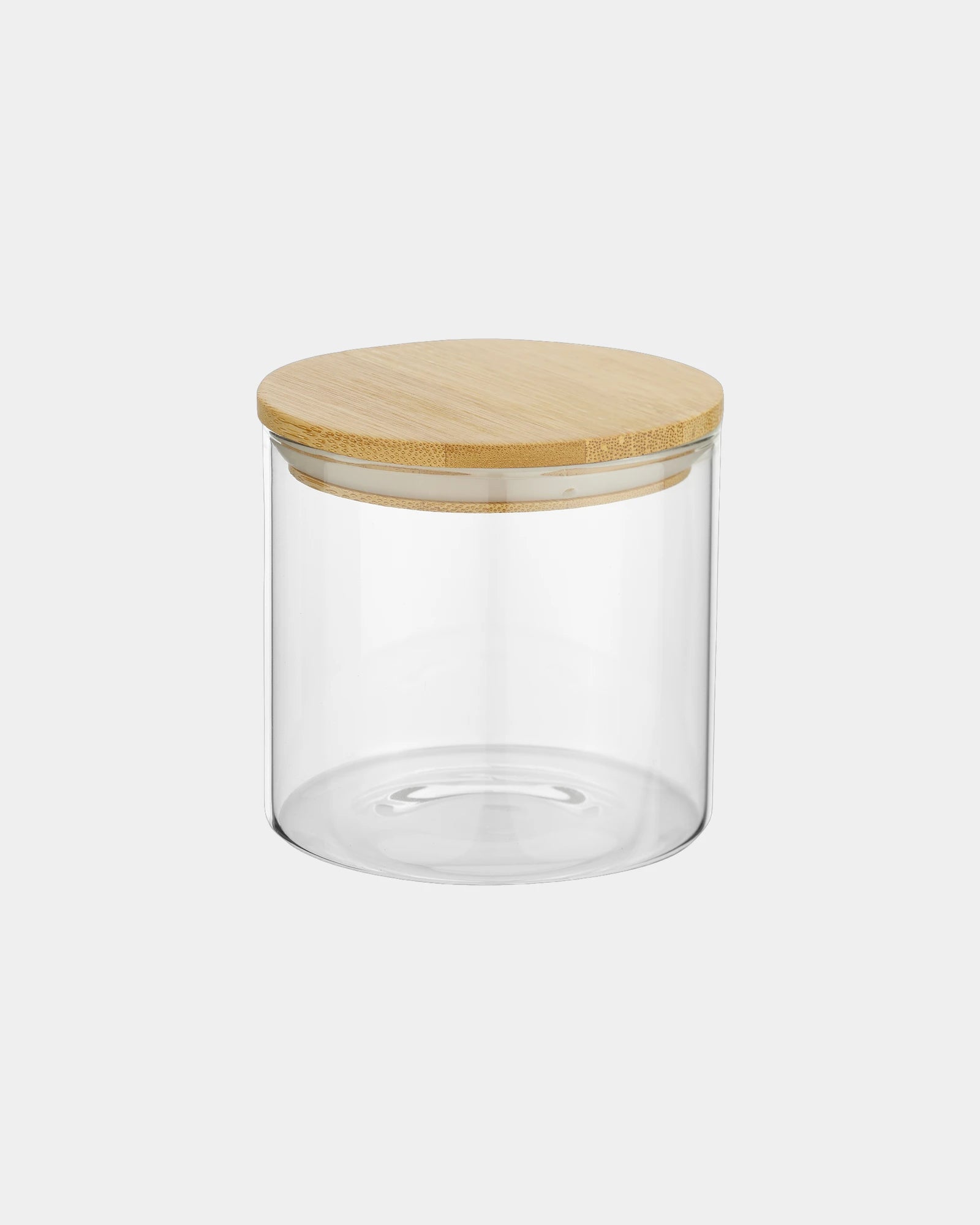 Voedselbewaardoos glas bamboe 320ml om te personaliseren - Naturel