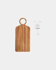 Snijplank gerecycled hout teakwortel om te personaliseren - 1