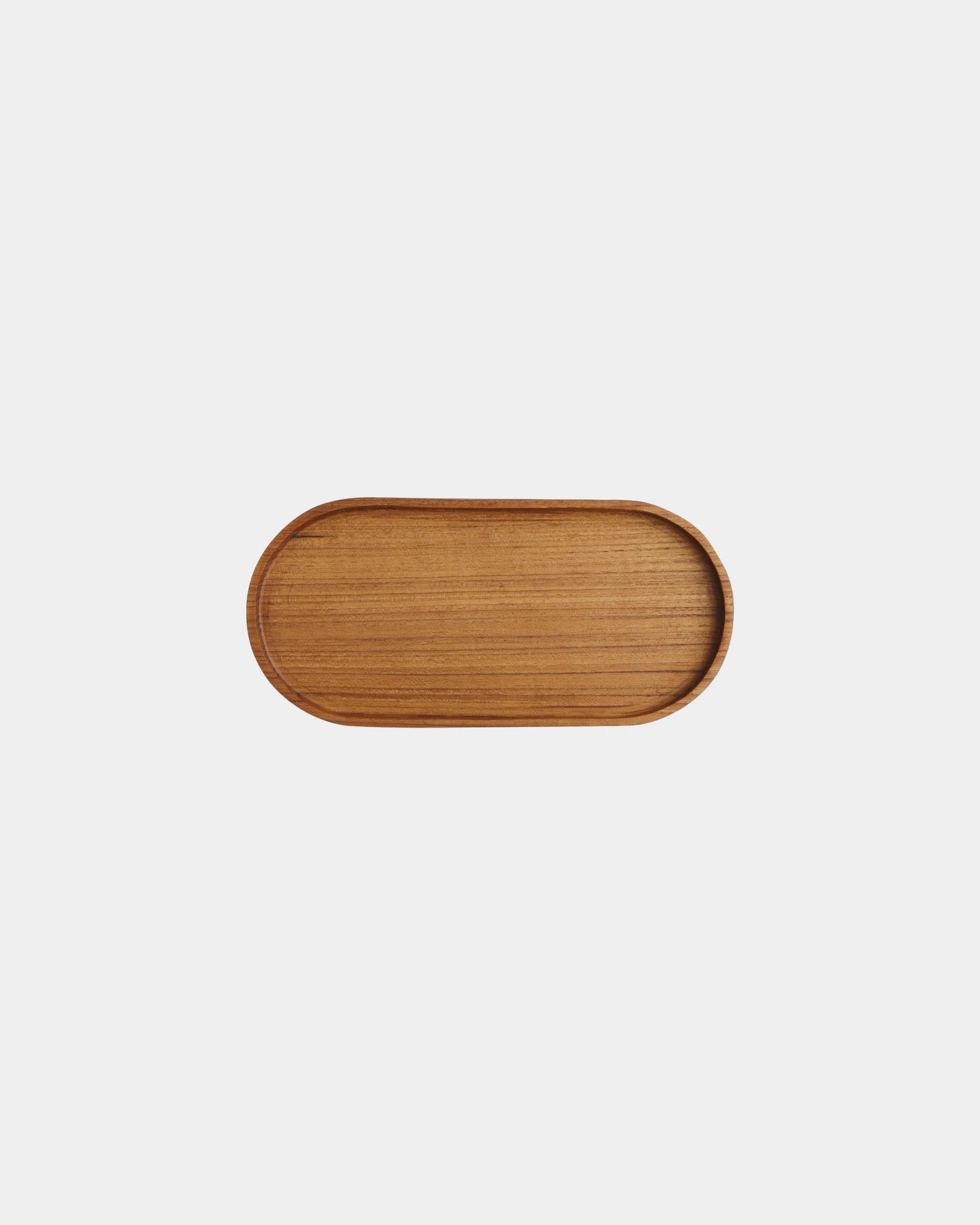 Dienblad gerecycled hout 24 x 12 cm om te personaliseren - 1