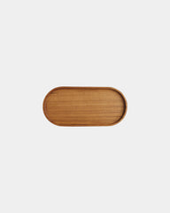 Dienblad gerecycled hout 24 x 12 cm om te personaliseren - 1