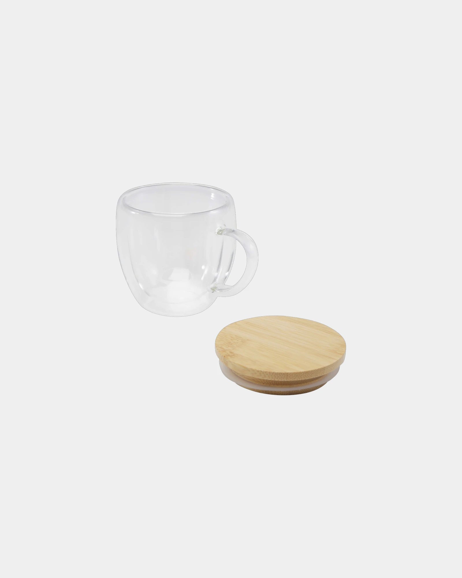 Glazen mok Lenora 250ml met bamboe om te personaliseren - 3