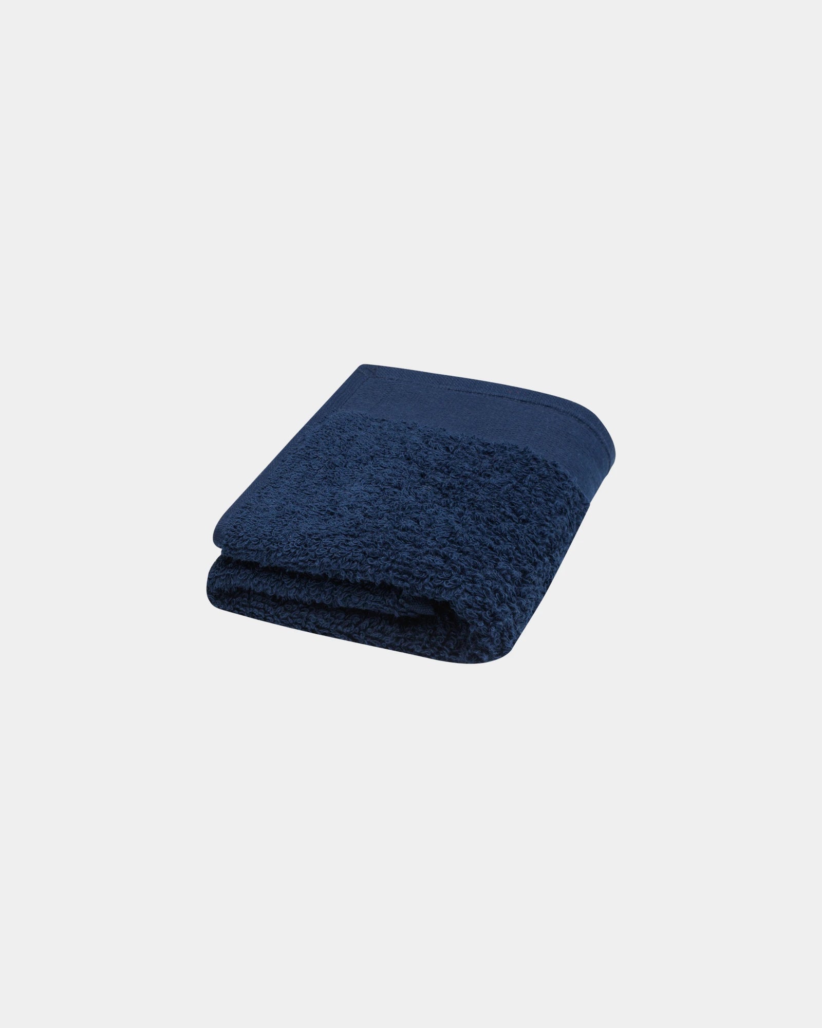 Handdoek katoen 550 g/m² OEKO-TEX 30x50 om te personaliseren - Marineblauw