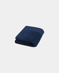 Handdoek katoen 550 g/m² OEKO-TEX 30x50 om te personaliseren - Marineblauw