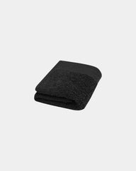 Handdoek katoen 550 g/m² OEKO-TEX 30x50 om te personaliseren - Zwart