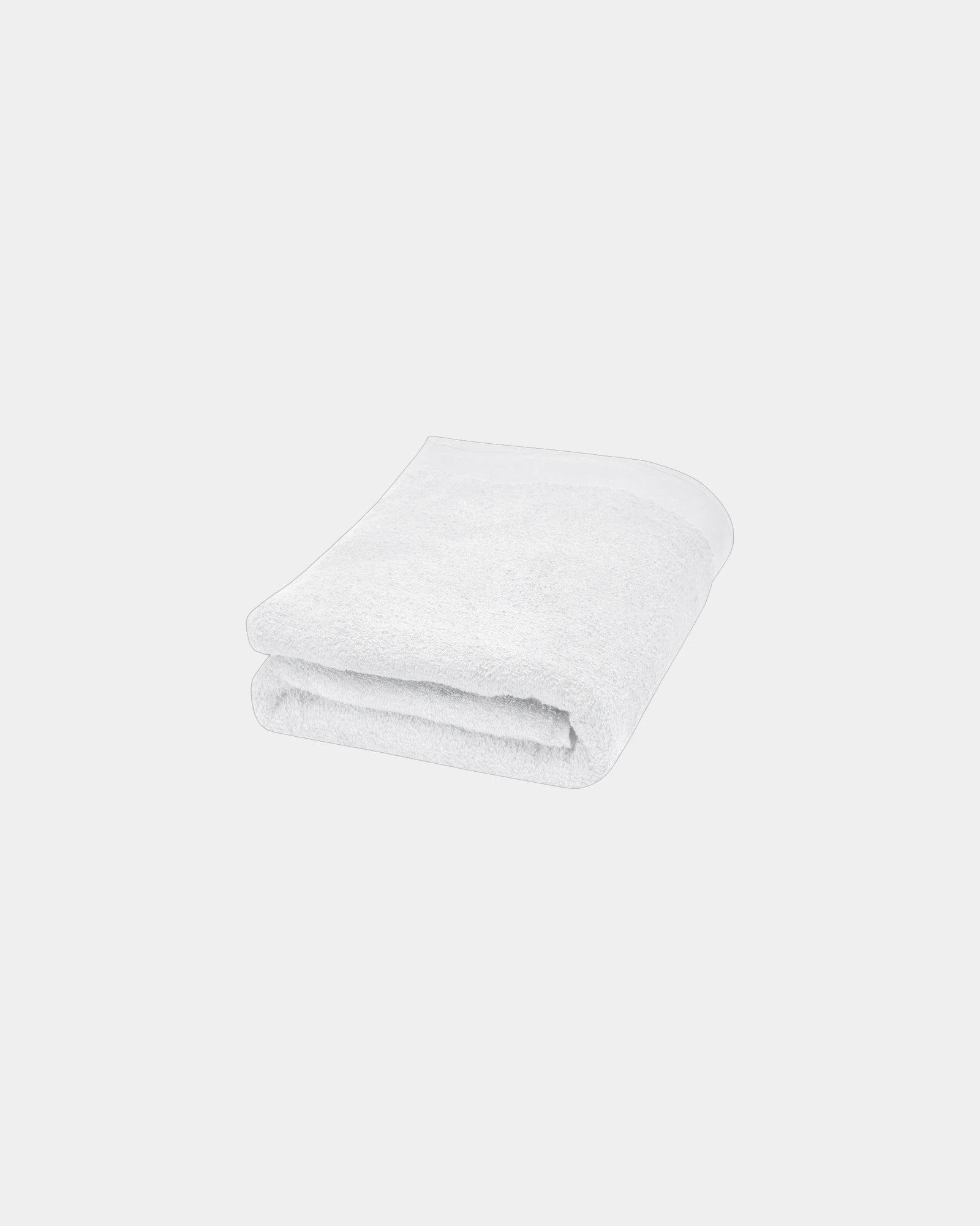 Handdoek katoen 550 g/m² OEKO-TEX te om te personaliseren - Wit