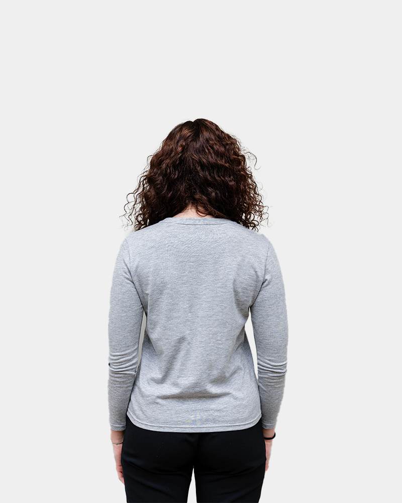 DamesT-shirt met lange mouwen om te personaliseren - 7