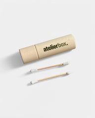 Duo van herbruikbare wattenstaafjes en beauty-applicator om te personaliseren - 3
