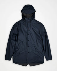 Regenjas waterdicht Rains Jacket W3 om te personaliseren - Navy