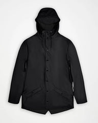 Regenjas waterdicht Rains Jacket W3 om te personaliseren - Zwart