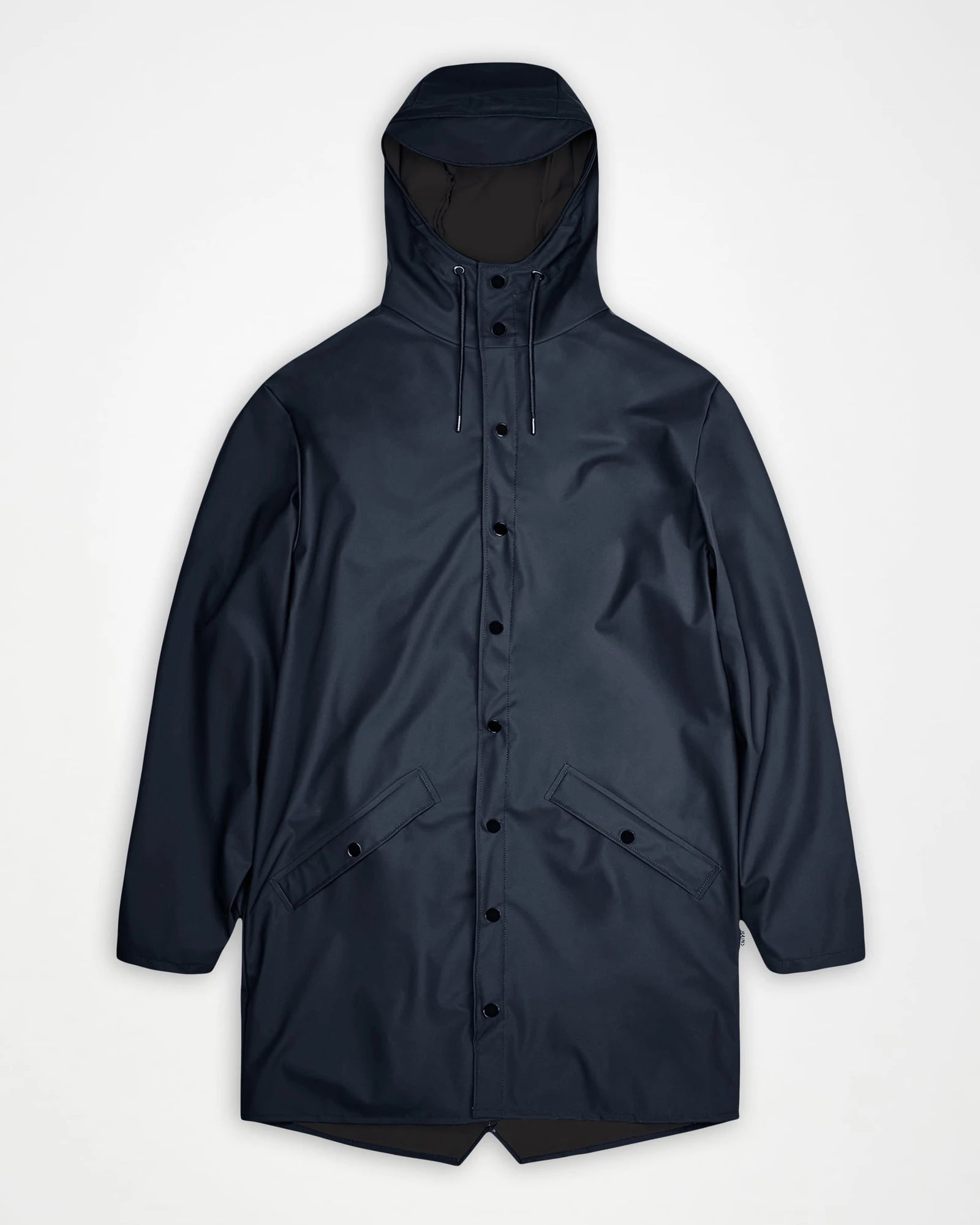 Regenjas Rains Long Jacket W3 om te personaliseren - Navy