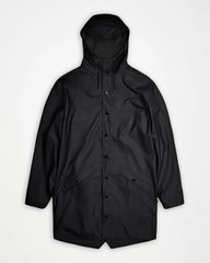 Regenjas Rains Long Jacket W3 om te personaliseren - Zwart