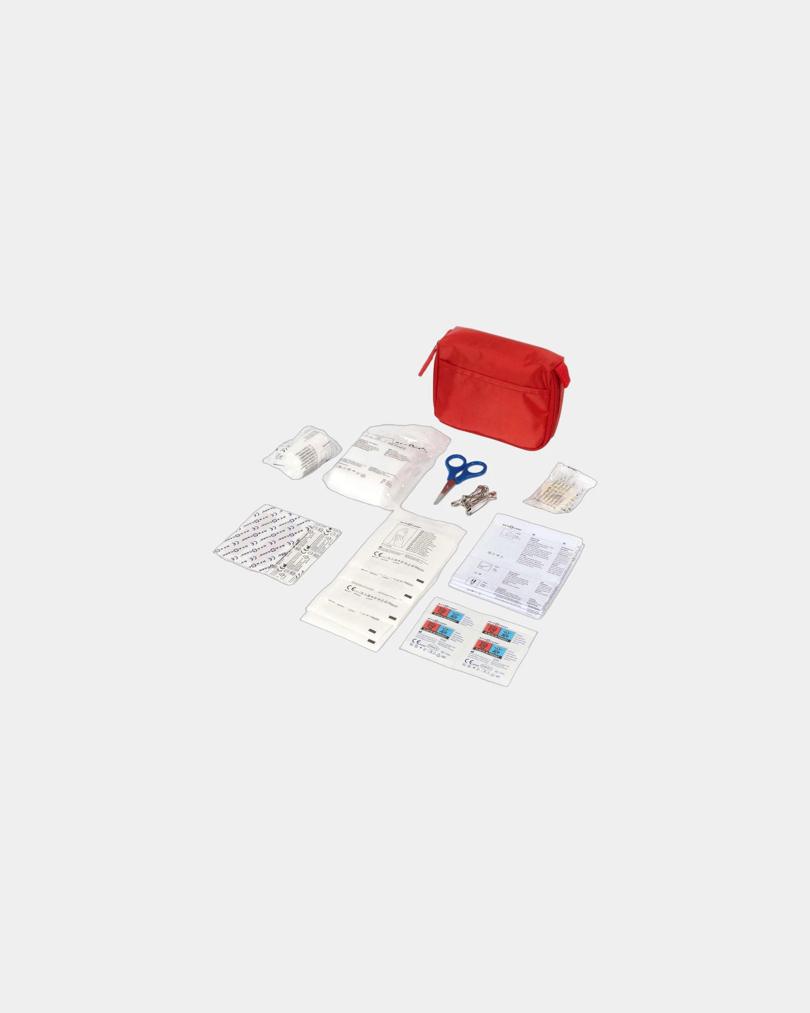 EHBO-kit nylon 31-delig Basic om te personaliseren - Rood