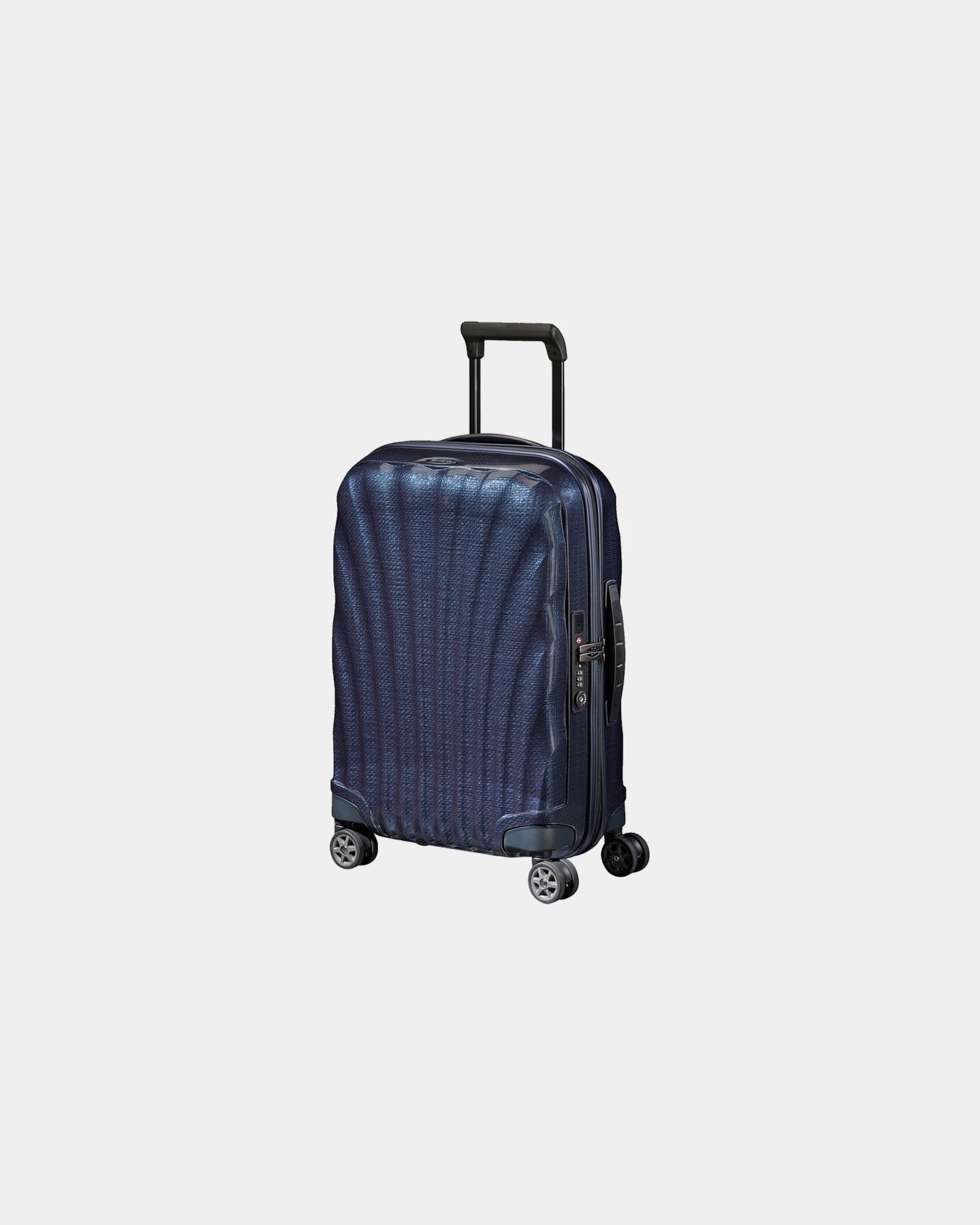 Koffer polypropyleen C-Lite 55 cm om te personaliseren - Donkerblauw